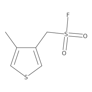 (4-Methylthiophen-3-yl)methanesulfonyl fluoride结构式