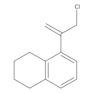 5-(3-Chloroprop-1-en-2-yl)-1,2,3,4-tetrahydronaphthalene结构式