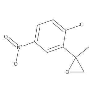2-(2-Chloro-5-nitrophenyl)-2-methyloxirane结构式
