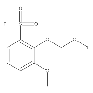 [2-(Fluorosulfonyl)-6-methoxyphenoxy]methyl hypofluorite Structure