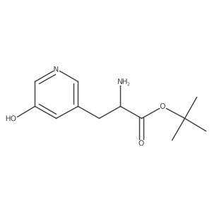 Tert-butyl 2-amino-3-(5-hydroxypyridin-3-yl)propanoate Structure