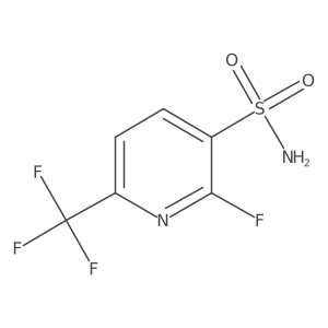 2-Fluoro-6-(trifluoromethyl)pyridine-3-sulfonamide Structure