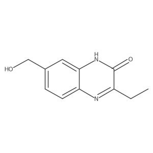 3-Ethyl-7-(hydroxymethyl)quinoxalin-2(1H)-one结构式