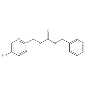 benzyl N-[(5-bromopyrimidin-2-yl)methyl]carbamate Structure