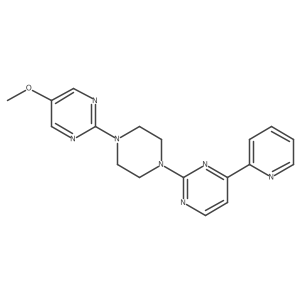 2-[4-(5-Methoxypyrimidin-2-yl)piperazin-1-yl]-4-(pyridin-2-yl)pyrimidine Structure