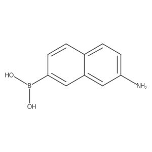 (7-Aminonaphthalen-2-yl)boronic acid Structure