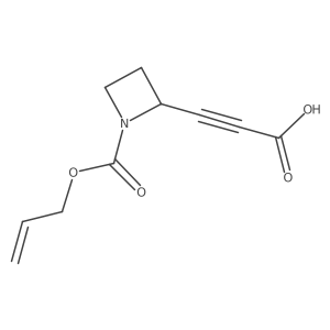 3-{1-[(Prop-2-en-1-yloxy)carbonyl]azetidin-2-yl}prop-2-ynoic acid结构式