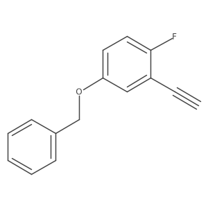 4-(Benzyloxy)-2-ethynyl-1-fluorobenzene Structure