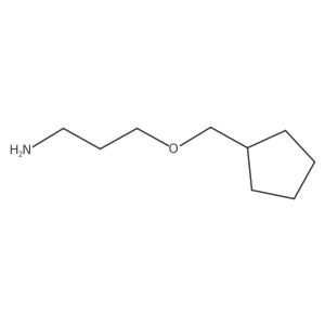 3-(Cyclopentylmethoxy)propan-1-amine结构式