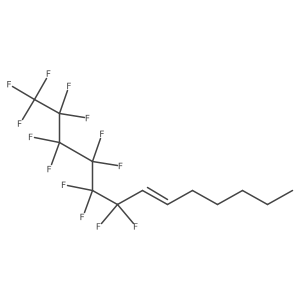 (6E)-8,8,9,9,10,10,11,11,12,12,13,13,13-Tridecafluorotridec-6-ene结构式