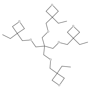 3,3'-(((2,2-Bis(((3-ethyloxetan-3-yl)methoxy)methyl)propane-1,3-diyl)bis(oxy))bis(methylene))bis(3-ethyloxetane)结构式