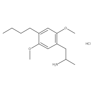 2,5-Dimethoxy-4-butylamphetamine hydrochloride结构式