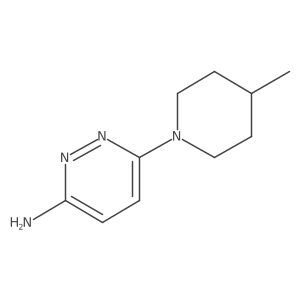 6-(4-Methylpiperidin-1-yl)pyridazin-3-amine结构式