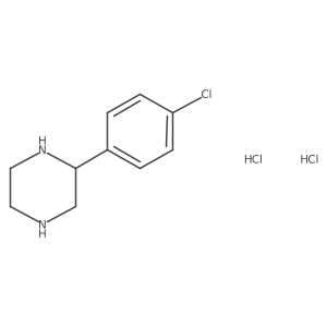 (R)-2-(4-chlorophenyl)piperazine dihydrochloride Structure