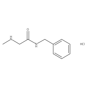 N-Benzyl-2-(methylamino)acetamide hydrochloride结构式