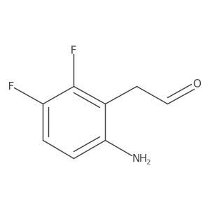 2,3-Difluoro-6-amino-phenylacetaldehyde结构式