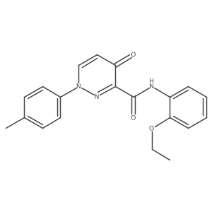 N-(2-ethoxyphenyl)-1-(4-methylphenyl)-4-oxo-1,4-dihydropyridazine-3-carboxamide Structure