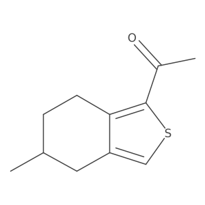 1-(5-Methyl-4,5,6,7-tetrahydro-benzo[c]thiophen-1-yl)-ethanone结构式