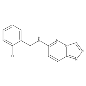 N-(2-chlorobenzyl)[1,2,4]triazolo[4,3-b]pyridazin-6-amine结构式
