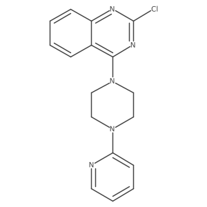 2-Chloro-4-[4-(2-pyridinyl)-1-piperazinyl]quinazoline Structure