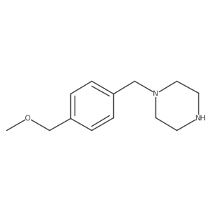 1-{[4-(Methoxymethyl)phenyl]methyl}piperazine结构式