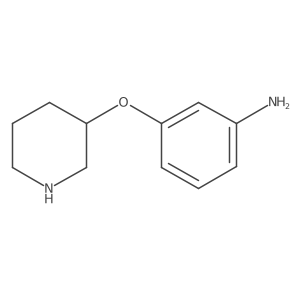 3-(Piperidin-3-yloxy)aniline结构式