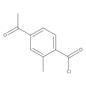 4-Acetyl-2-methyl-benzoic acid chloride结构式