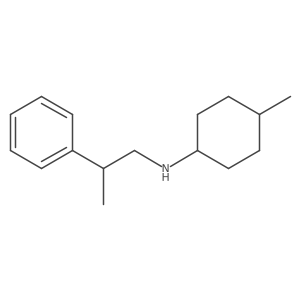 4-methyl-N-(2-phenylpropyl)cyclohexan-1-amine结构式