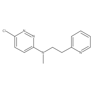 6-chloro-N-methyl-N-[2-(pyridin-2-yl)ethyl]pyridazin-3-amine Structure