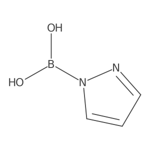 (1H-Pyrazol-1-yl)boronic acid Structure