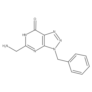 5-(Aminomethyl)-3-benzyl-3H-[1,2,3]triazolo[4,5-d]pyrimidin-7-ol结构式