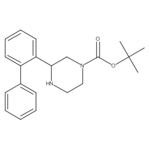 tert-Butyl (S)-3-([1,1'-biphenyl]-2-yl)piperazine-1-carboxylate Structure