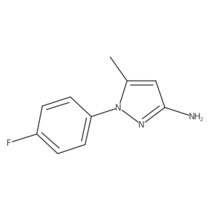 1-(4-fluorophenyl)-5-methyl-1H-pyrazol-3-amine Structure