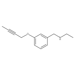 3-(2-Butyn-1-yloxy)-N-ethylbenzenemethanamine Structure