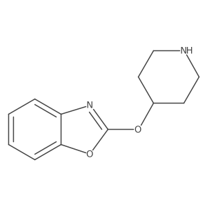 2-(Piperidin-4-yloxy)benzo[d]oxazole Structure
