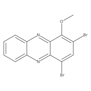 2,4-Dibromo-1-methoxyphenazine Structure