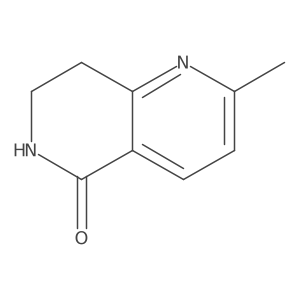 2-Methyl-7,8-dihydro-1,6-naphthyridin-5(6H)-one Structure