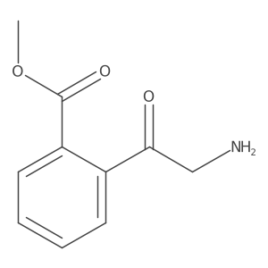 Methyl 2-(2-aminoacetyl)benzoate结构式