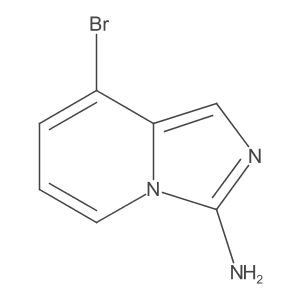 8-Bromoimidazo[1,5-a]pyridin-3-amine结构式