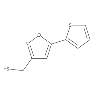[5-(Thiophen-2-YL)-1,2-oxazol-3-YL]methanethiol Structure