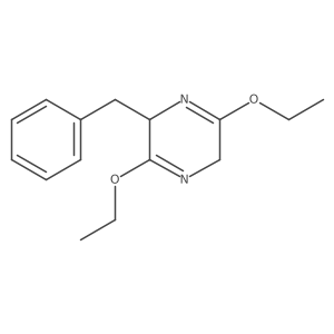 (2S)-2-benzyl-3,6-diethoxy-2,5-dihydropyrazine Structure