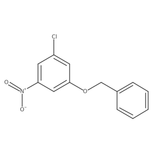 1-(Benzyloxy)-3-chloro-5-nitrobenzene结构式