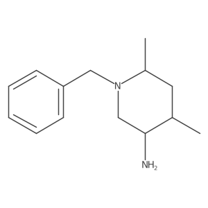 1-Benzyl-4,6-dimethylpiperidin-3-amine结构式