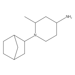 4-Piperidinamine, 1-bicyclo[2.2.1]hept-2-yl-2-methyl-结构式