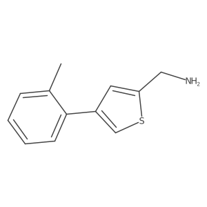 (4-(o-Tolyl)thiophen-2-yl)methanamine Structure