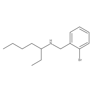 Benzenemethanamine, 2-bromo-N-(1-ethylpentyl)-结构式