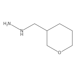((Tetrahydro-2H-pyran-3-yl)methyl)hydrazine Structure