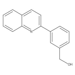 (3-(Quinolin-2-yl)phenyl)methanol Structure