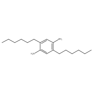2,5-Dihexyl-1,4-benzenediamine结构式