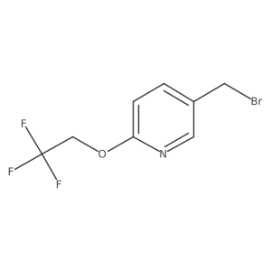 5-(Bromomethyl)-2-(2,2,2-trifluoroethoxy)pyridine Structure